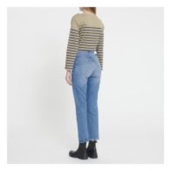 Re/Done 70s Straight Leg Jeans Medium Indigo Stone NEW - Picture 2 of 5